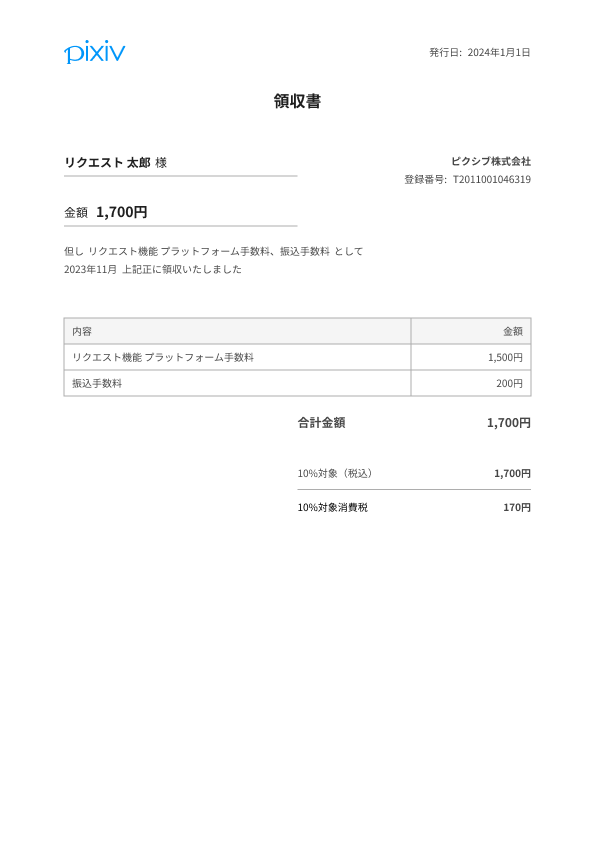 2023年6月の売上金に対するプラットフォーム手数料、2023年6月の売上金に対する振込手数料.png